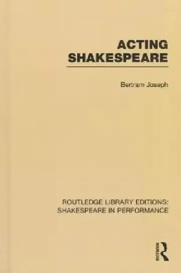 Cover of Acting Shakespeare