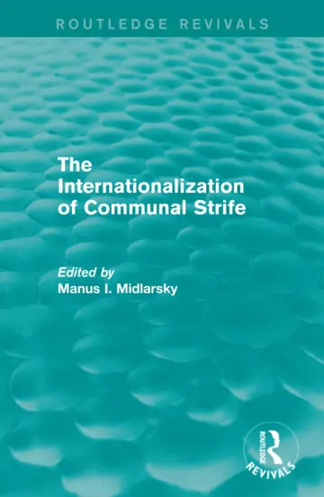 Cover of The Internationalization of Communal Strife