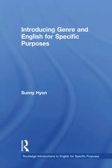 Cover of Introducing Genre and English for Specific Purposes