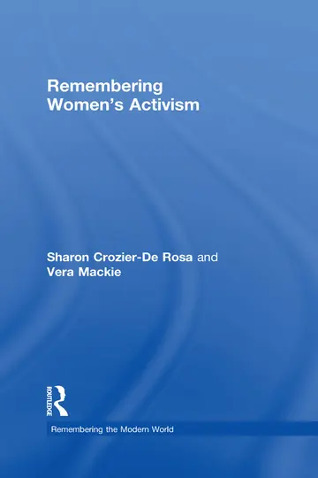 Cover of Remembering Women’s Activism