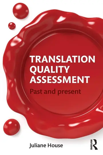 Cover of Translation Quality Assessment