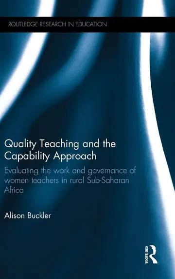 Cover of Quality Teaching and the Capability Approach