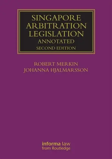 Cover of Singapore Arbitration Legislation
