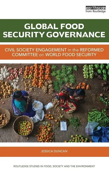 Cover of Global Food Security Governance