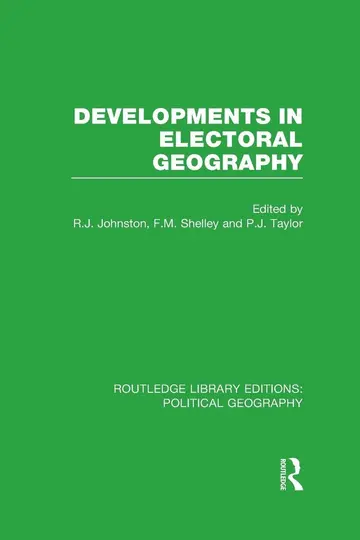Cover of Developments in Electoral Geography