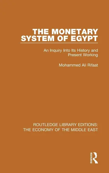 Cover of The Monetary System of Egypt