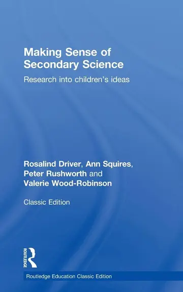 Cover of Making Sense of Secondary Science