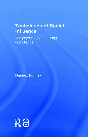 Cover of Techniques of Social Influence
