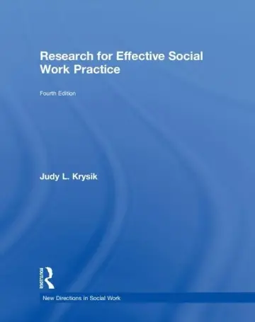 Cover of Research for Effective Social Work Practice