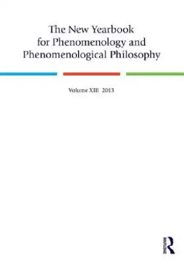 Cover of The New Yearbook for Phenomenology and Phenomenological Philosophy
