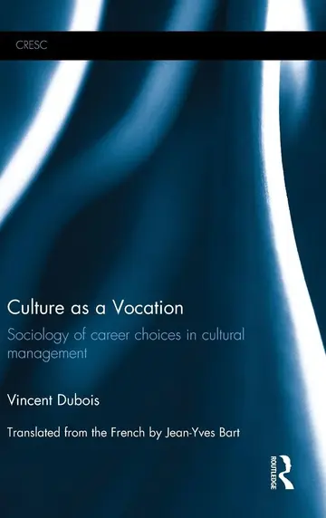 Cover of Culture as a Vocation