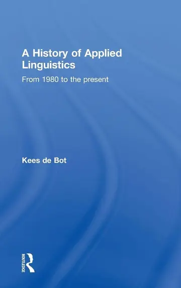 Cover of A History of Applied Linguistics