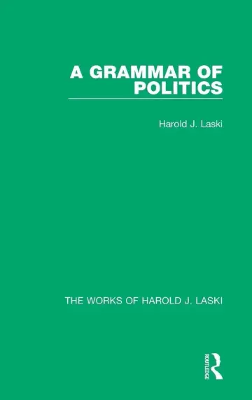 Cover of A Grammar of Politics