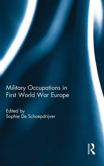Cover of Military Occupations in First World War Europe