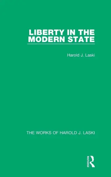 Cover of Liberty in the Modern State