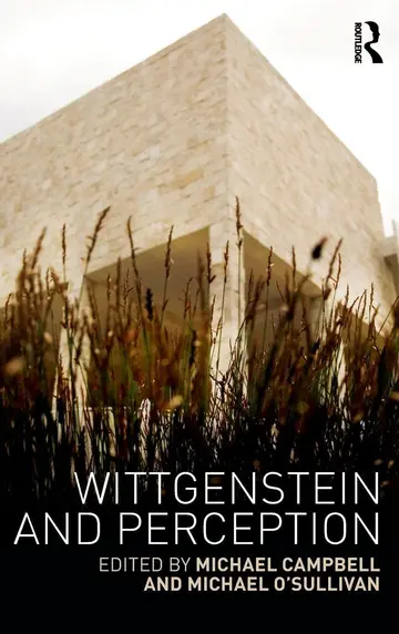 Cover of Wittgenstein and Perception