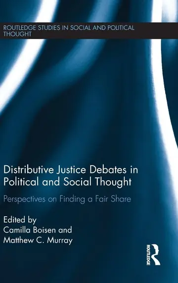Cover of Distributive Justice Debates in Social and Political Thought
