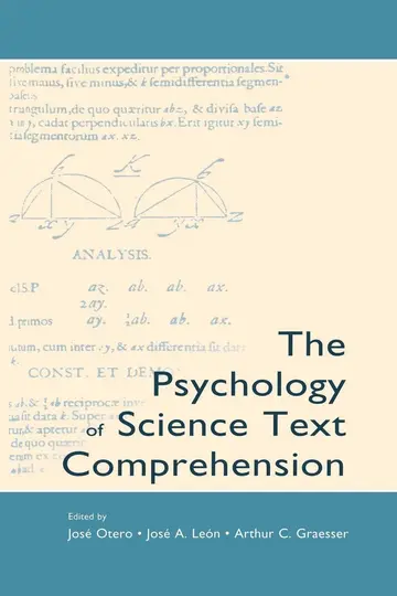 Cover of The Psychology of Science Text Comprehension