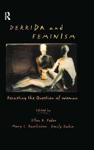 Cover of Derrida and Feminism