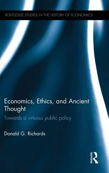 Cover of Economics, Ethics, and Ancient Thought