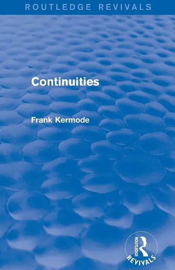 Cover of Continuities