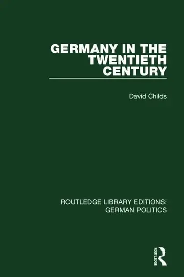 Cover of Germany in the Twentieth Century