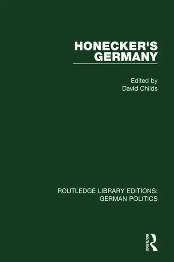 Cover of Honecker's Germany