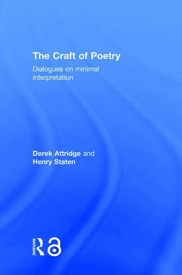 Cover of The Craft of Poetry