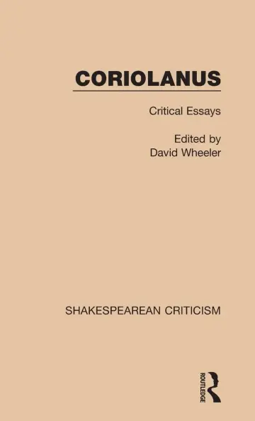 Cover of Coriolanus
