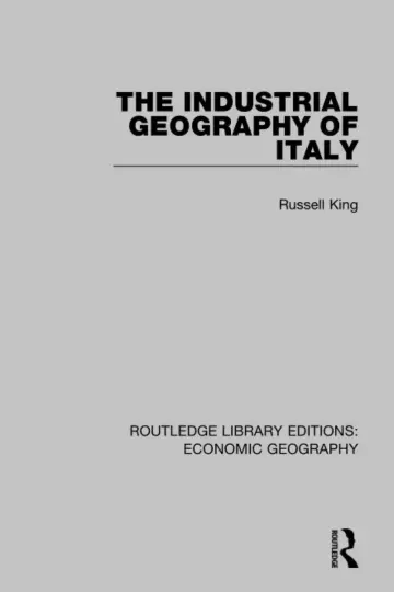 Cover of The Industrial Geography of Italy