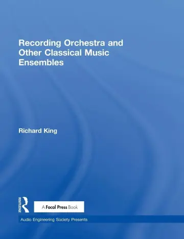 Cover of Recording Orchestra and Other Classical Music Ensembles