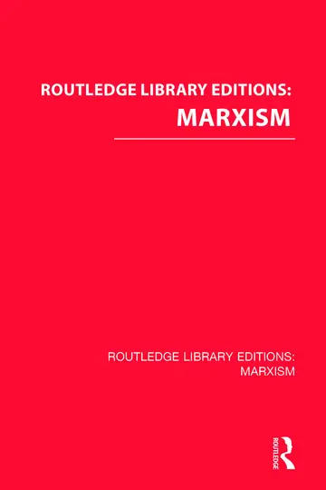 Cover of Routledge Library Editions
