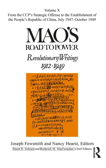 Cover of Mao's Road to Power