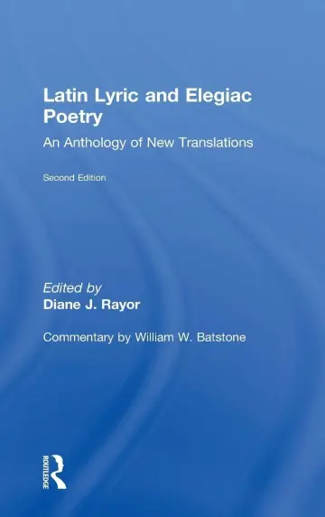Cover of Latin Lyric and Elegiac Poetry