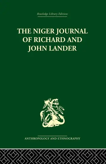 Cover of The Niger Journal of Richard and John Lander