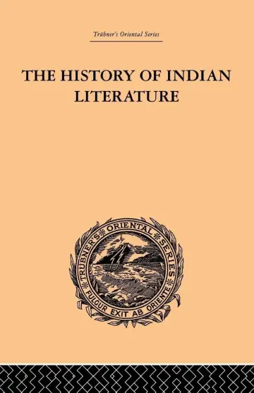Cover of The History of Indian Literature