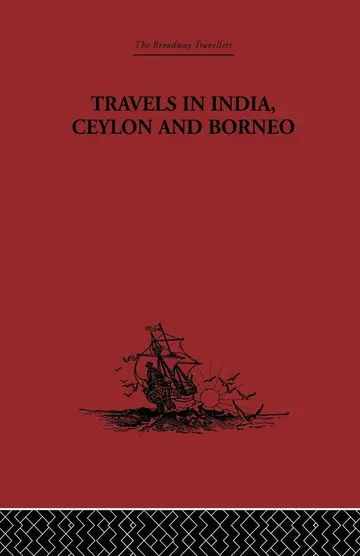 Cover of Travels in India, Ceylon and Borneo