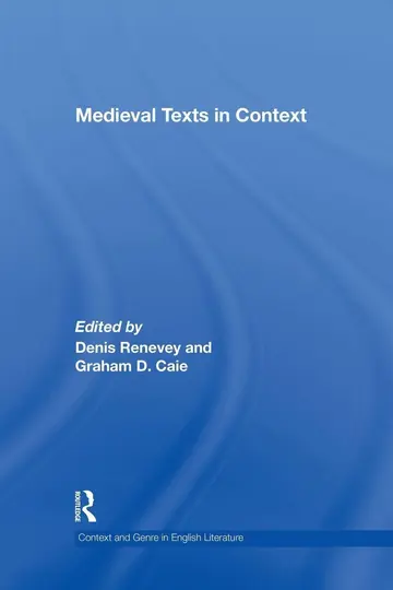Cover of Medieval Texts in Context