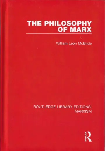 Cover of The Philosophy of Marx