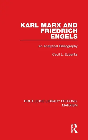 Cover of Karl Marx and Friedrich Engels