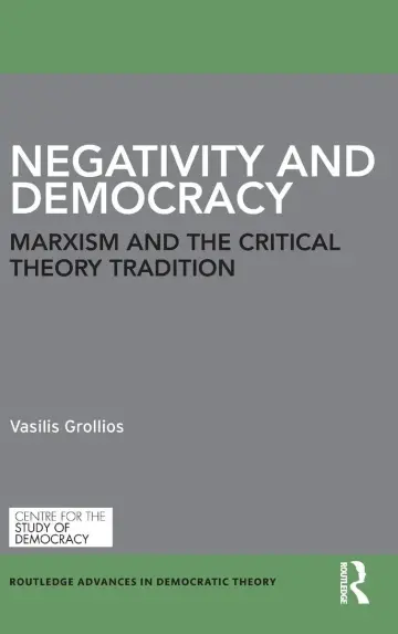 Cover of Negativity and Democracy