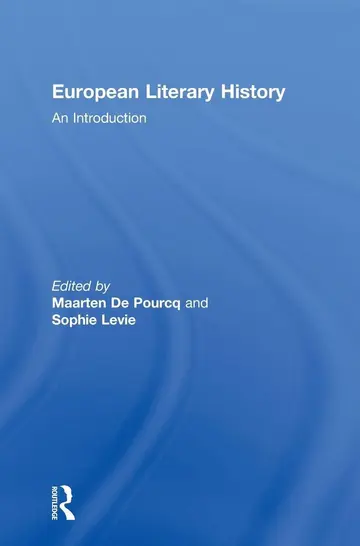 Cover of European Literary History