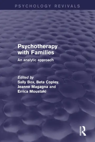 Cover of Psychotherapy with Families