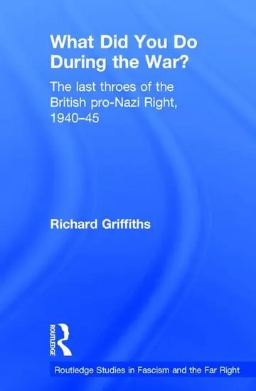 Cover of What Did You Do During the War?