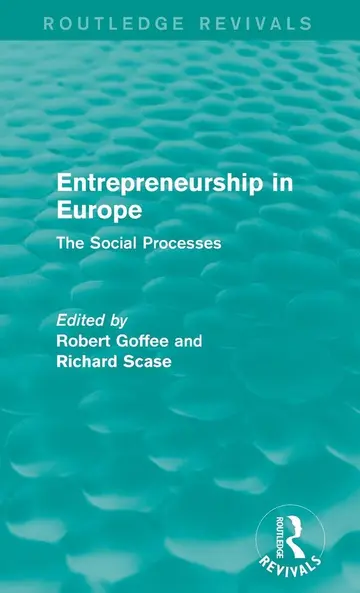 Cover of Entrepreneurship in Europe