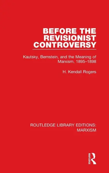 Cover of Before the Revisionist Controversy