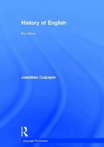 Cover of History of English