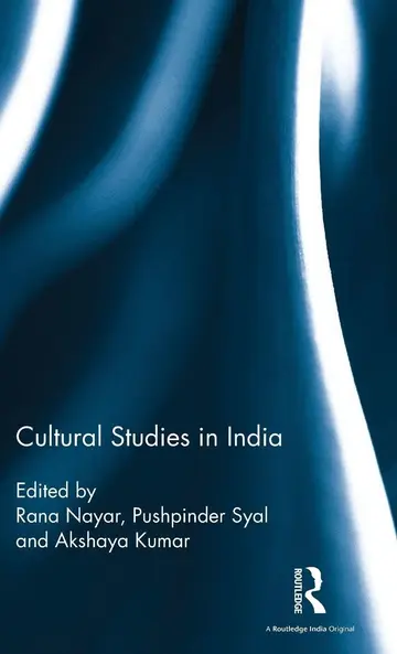 Cover of Cultural Studies in India