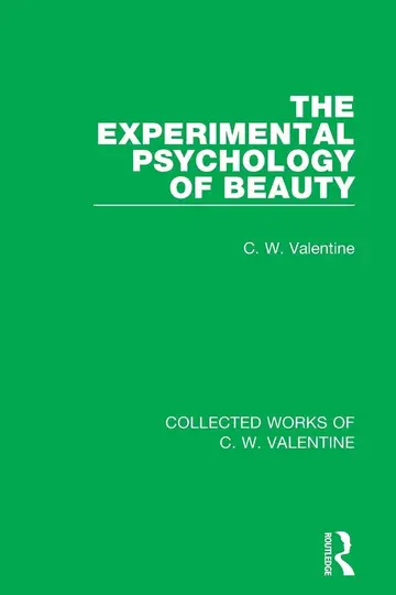 Cover of The Experimental Psychology of Beauty