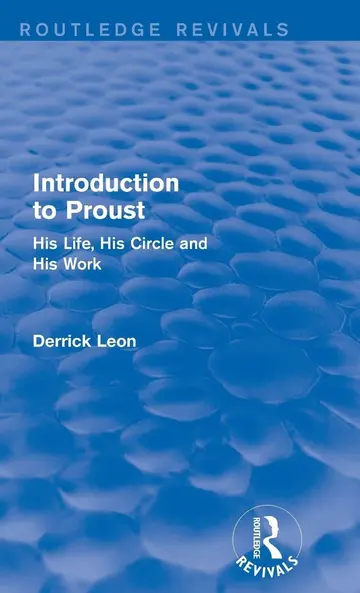 Cover of Introduction to Proust